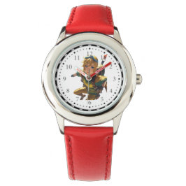 Reloj de acero inoxidable Bezel ajustable para niñ