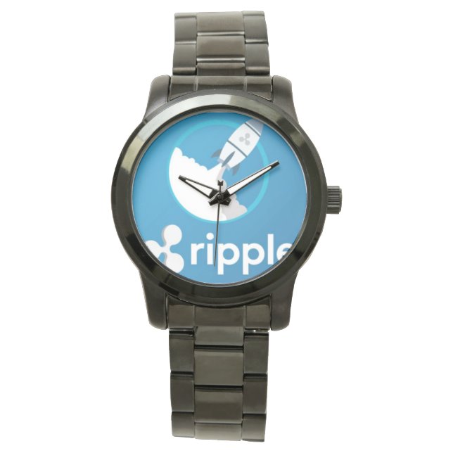 Reloj de acero inoxidable XRP Moon (Anverso)