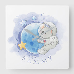 Reloj de acrílico de pared : KOALA EN LA LUNA