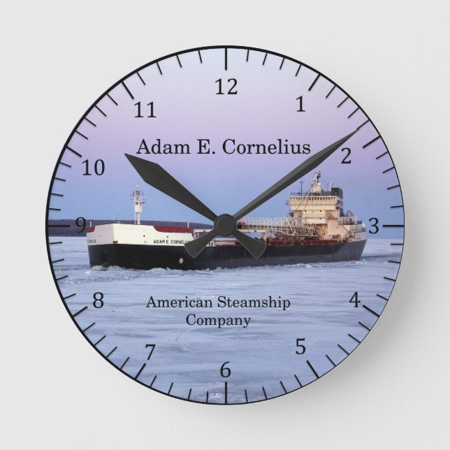 Reloj de Adam E. Cornelius (Anverso)