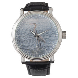 Reloj de agua de la garganta azul