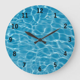 Reloj de agua de la piscina