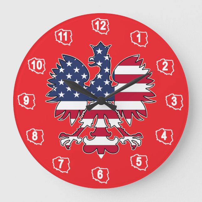 Reloj de águila americano polaco (Anverso)