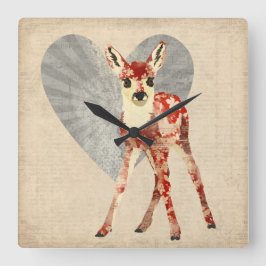 Reloj de alba floral