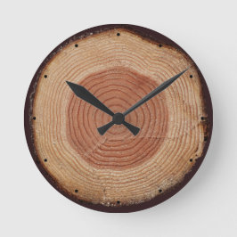 Reloj de anillos de árbol de Jitaku