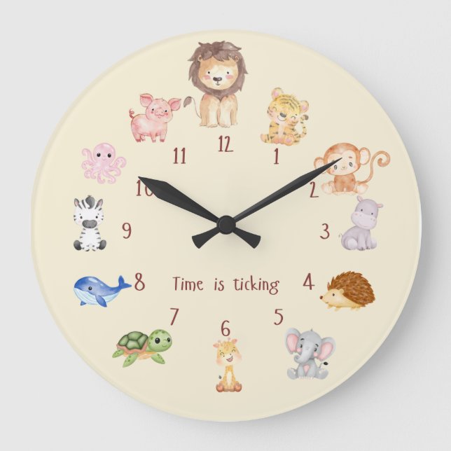 Reloj de animales (Anverso)