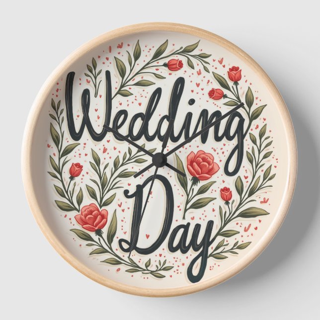 Reloj de Aniversario de Boda (Anverso)