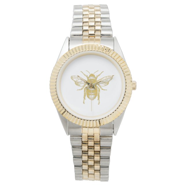 Reloj de apicultores de oro metálico (Anverso)