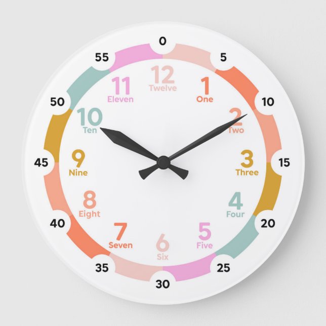 Reloj de aprendizaje - Brisa fresca (Anverso)