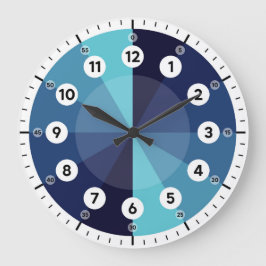 Reloj de aprendizaje - Tiempo de conteo - Azul noc
