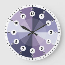 Reloj de aprendizaje - Tiempo de conteo - Hues púr