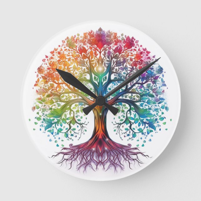 Reloj de árbol de vida (Anverso)