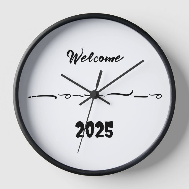 reloj de arte de bienvenida (Anverso)