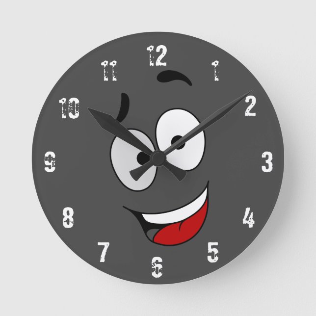 Reloj de arte de Kook feliz - Reloj de pared (Anverso)