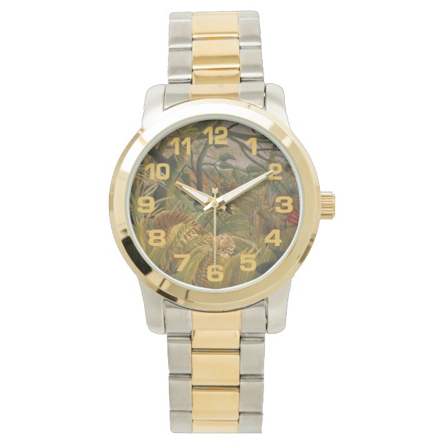 Reloj de arte de Rousseau en Tiger (Anverso)