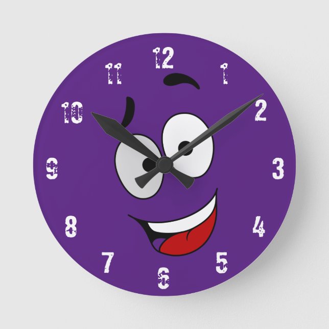 Reloj de arte Happy Kook - Reloj de pared (Anverso)
