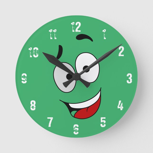 Reloj de arte Happy Kook - Reloj de pared (Anverso)