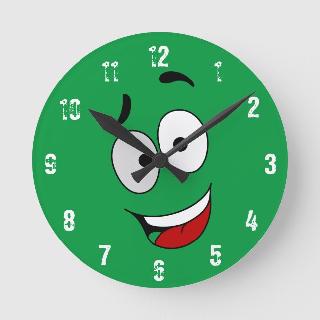 Reloj de arte Happy Kook - Reloj de pared (Anverso)