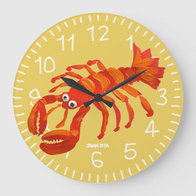 Reloj de arte: Lobster John Dyer Cornish. Padstow (Anverso)