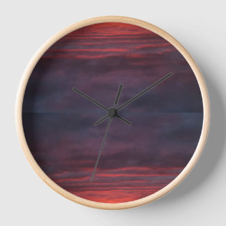 reloj de atardecer