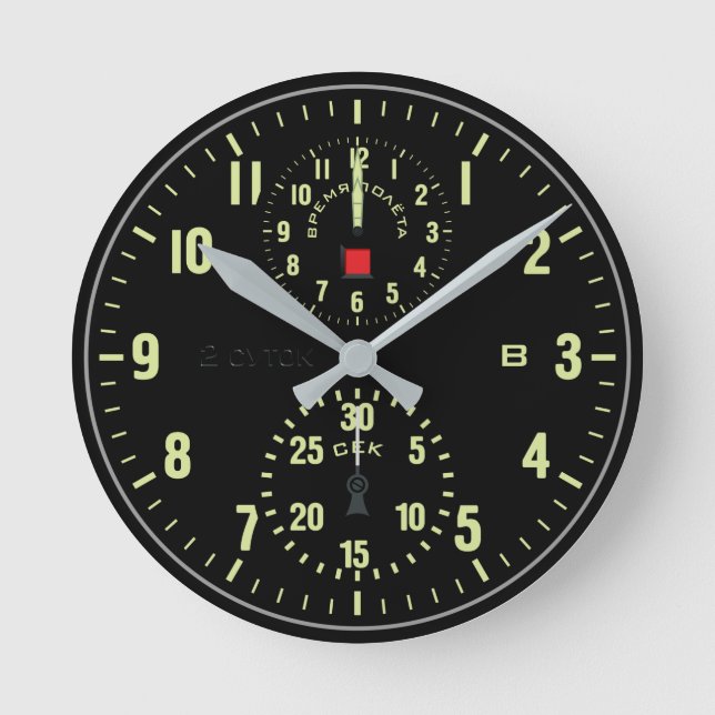 Reloj de avión (Anverso)