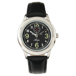 Reloj de avión retro