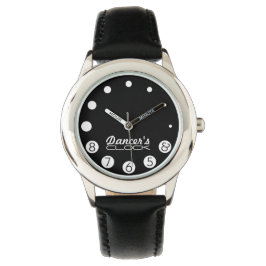 Reloj de bailarina con números para una bailarina.