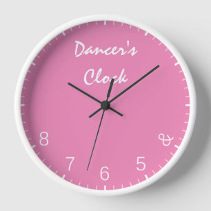 Reloj de bailarinas rosadas - Humor de baile graci