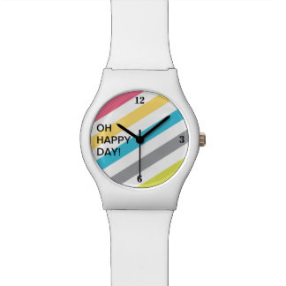 Reloj de banda feliz