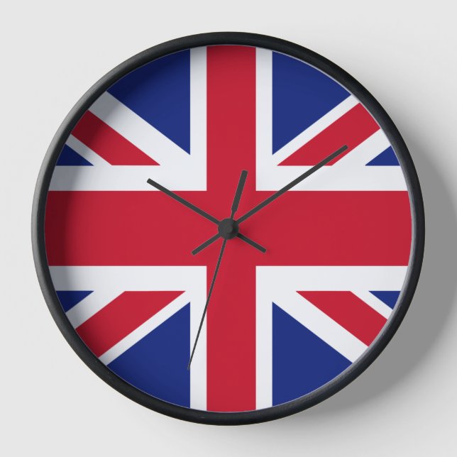 Reloj de bandera de Jack de la Unión Británica Pat (Anverso)