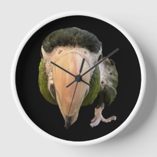 reloj de beakysnooter con marco blanco