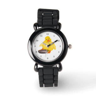 Reloj de bebé de duckino amarillo