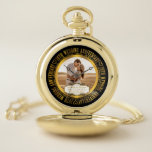 Reloj De Bolsillo 20.º Aniversario Boda Foto Keepsake<br><div class="desc">El vigésimo aniversario de Bodas es un hito en cualquier relación que merece ser celebrada y qué mejor manera que con un agudo toque con las palabras "20° aniversario de Bodas" en la ronda y el espacio en el centro para que usted pueda personalizar con su foto, nombres y fechas...</div>