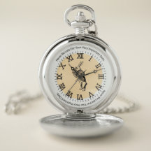 Alice In Wonderland Pocket Watch