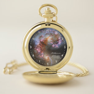 Reloj De Bolsillo Astronomía y Antennae Galaxies Watch, Hubble