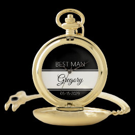 Reloj De Bolsillo Best Man Pocket Watch Thank You Gift