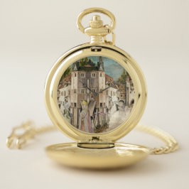 Reloj de bolsillo de la princesa de fantasía