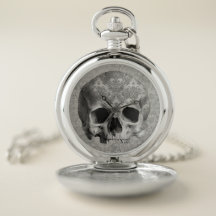 Elegante pero espeluznante Brocade Skull Pocket Wa
