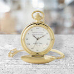 Reloj De Bolsillo Honorable Master Freemason Masonic Lodge<br><div class="desc">Maestro adorable,  Freemason,  organización benéfica Masonic Lodge,  reloj conmemorativo de bolsillo. Personalízalo con tu propio texto.</div>
