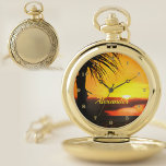 Reloj De Bolsillo Malecon Sunset 2441<br><div class="desc">Pintura de la colección "Malecon Sunset 2441" Este reloj de bolsillo es un regalo perfecto. Cubierta exterior hecha de aleación premium. Precisión de reloj clásica con movimiento japonés. Personalice en la página del producto o haga clic en el botón "Personalizar" para obtener más opciones de diseño Caja externa - Oro...</div>