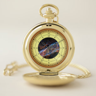 Reloj De Bolsillo Máquina del tiempo ~ Nebulosa del velo ~ Portal de