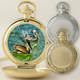 Reloj De Bolsillo Mismaloya Pelicans 0329