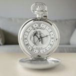 Reloj De Bolsillo Nombre del abuelo foto de nieta nieta<br><div class="desc">Añadir la foto de su bebé y la fecha de nacimiento a este Recién nacido de Keepsake de abuelo.</div>