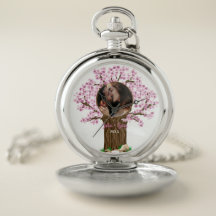Personalizado Cute Pareja Foto Detener Watch
