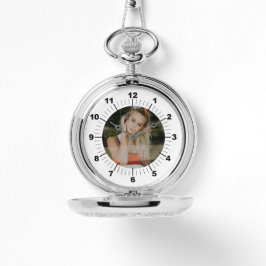 Reloj de bolsillo plateado - Personalizado