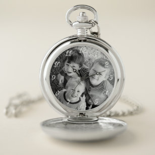 Reloj De Bolsillo Regalo fotográfico clásico de Personalizable
