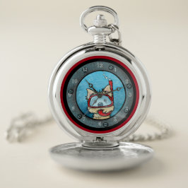 Reloj De Bolsillo Snorkel Cairn Terrier Porthole
