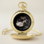 Reloj De Bolsillo Sonograma de bebé con ultrasonido foto abuelo<br><div class="desc">Un regalo perfecto para el Día del Padre o las vacaciones</div>