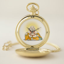 Sonriente Matrieya Buddha Pocket Watch