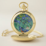 Reloj De Bolsillo Vincent van Gogh - iris<br><div class="desc">Vincent van Gogh - iris,  1889. Pintura famosa del arte.</div>